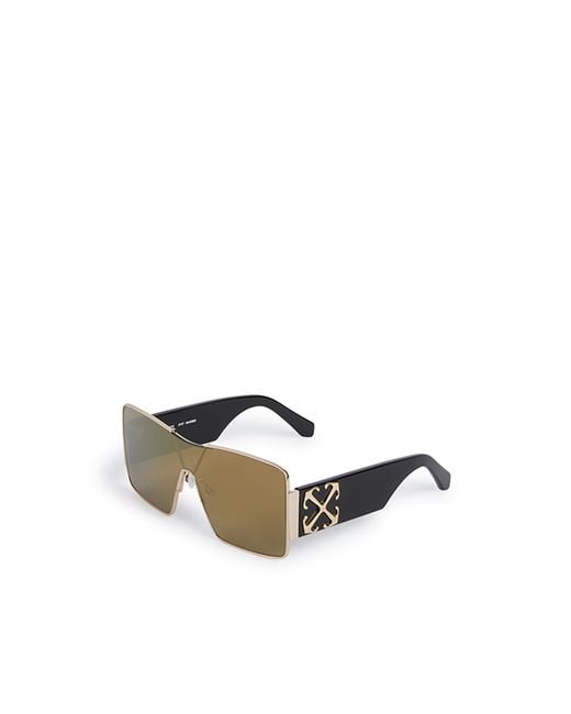 Off-White c/o Virgil Abloh Metallic Logo Sunglasses for men