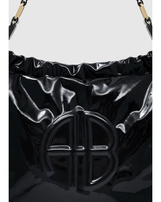 Anine Bing Black Kate Shoulder Bag