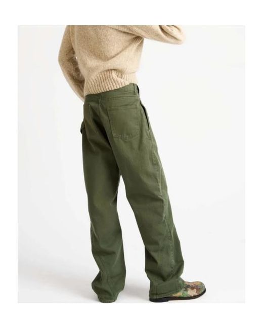 J.W. Anderson Green Jw Anderson Twisted Workwear Jeans for men
