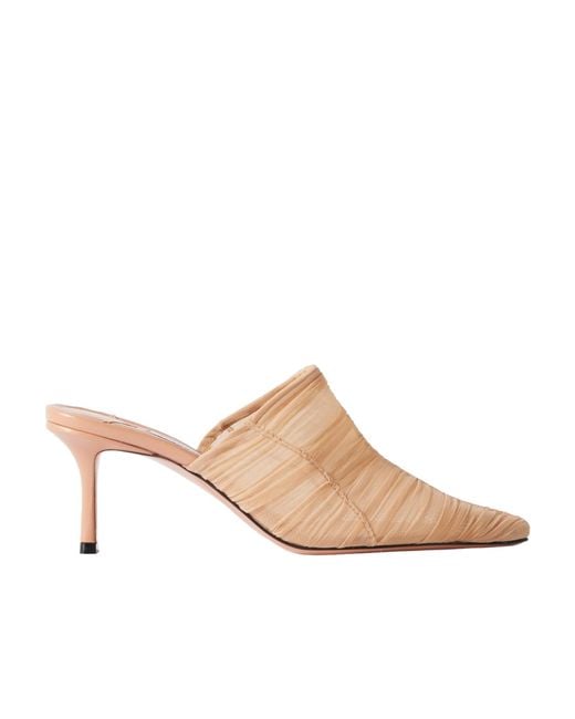 Jimmy Choo Natural Slingback High Heel Sandals