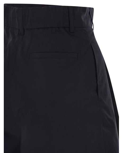 Herno Blue Elasticity Bermuda Shorts