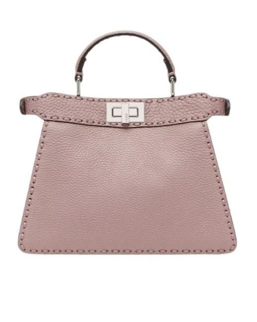 Fendi Pink Peekaboo Iseeu Small Tote Bag