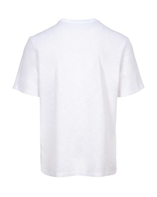 Neil Barrett White Printed T-Shirt for men