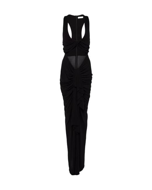 Christopher Esber Black Vivenda Cutout Jersey Maxi Dress