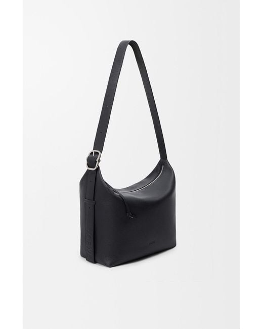 Loewe Black Large Loop Hobo Bag for men