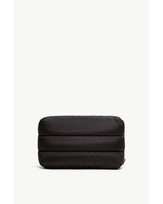 Moncler Black Logo Patch Paddec Wallets for men