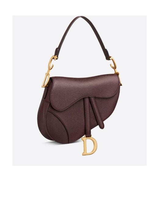 Dior Black Saddle Bag With Strap