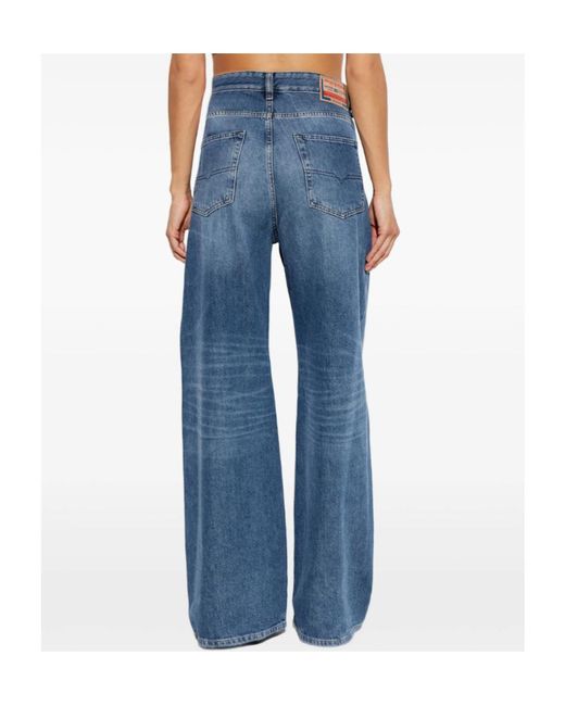 DIESEL Blue 1996 D-Sire Distressed Jeans