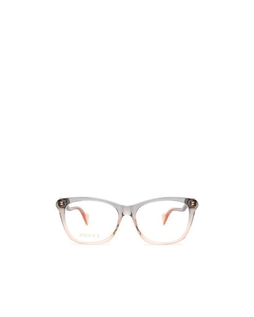 Gucci Natural Eyewear Gg1012O Square Glasses And Frames