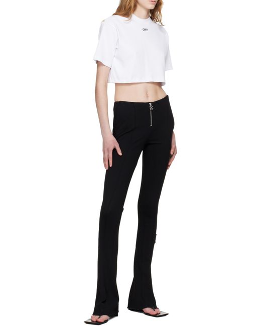 Off-White c/o Virgil Abloh Black Heavy Jersey Slim Pants
