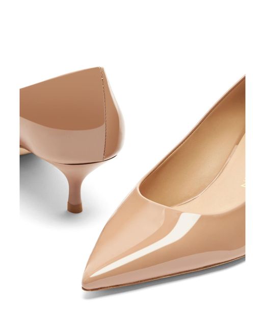 Stuart Weitzman Natural Pointed High Heels