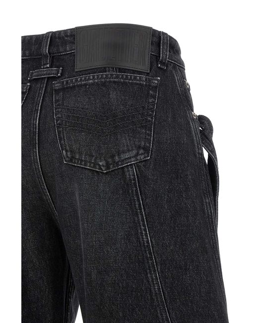 Jean Paul Gaultier Blue Low-Rise Jeans