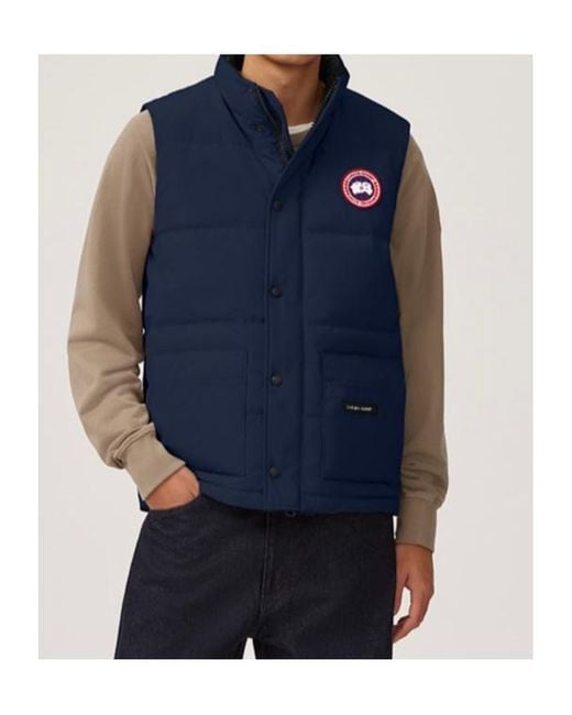 Canada Goose Blue Freestyle Down Gilet for men