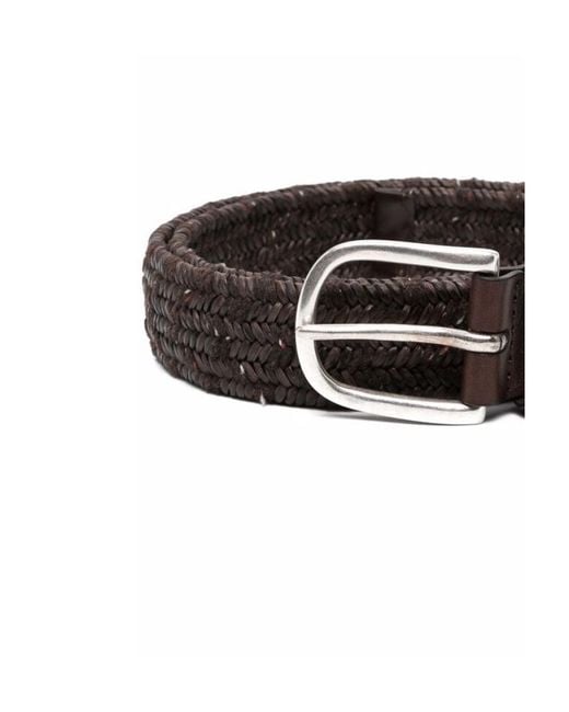 Orciani White Logo Belt for men