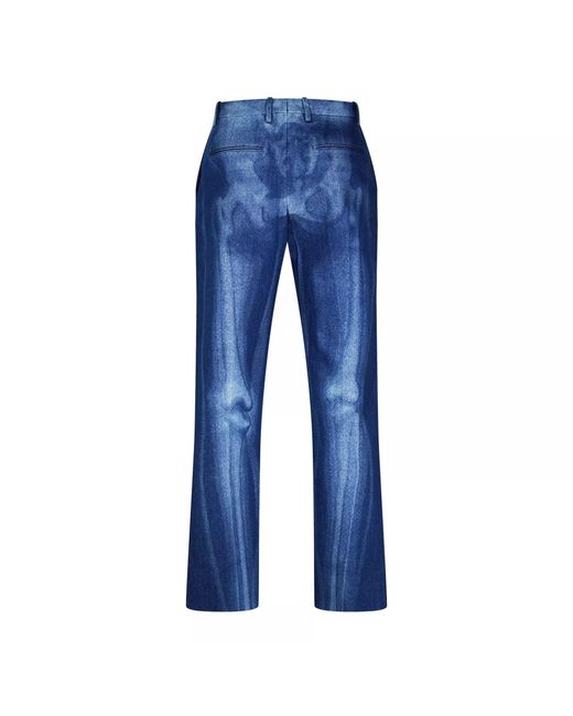 Off-White c/o Virgil Abloh Blue Body Scan Denim Jeans for men