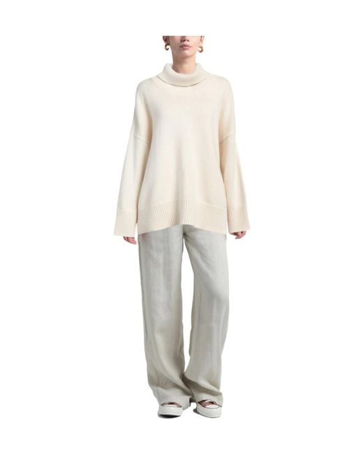Chloé White Solid Color Cashmere Jumpers