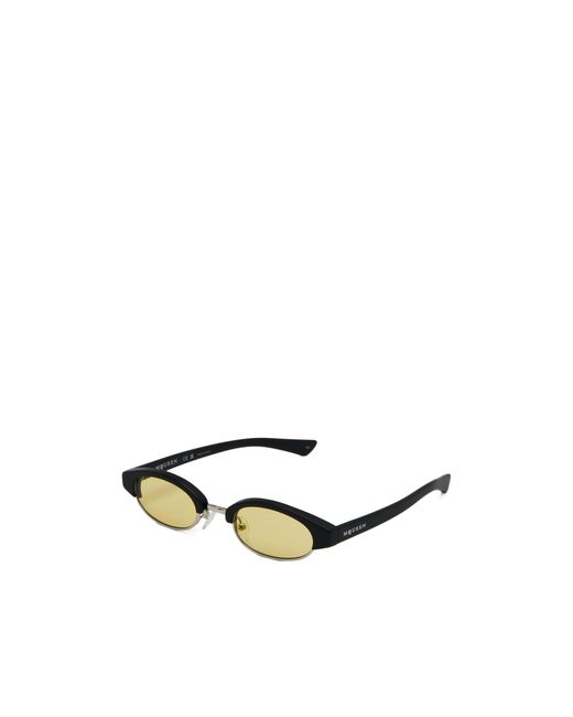 McQueen Metallic Eyewear Ellipse Frame Sunglasses for men
