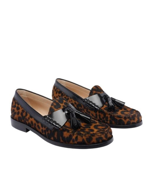 Stuart Weitzman Black Tassel Loafers
