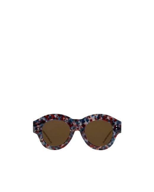 Thom Browne Multicolor Round-Frame Sunglasses for men