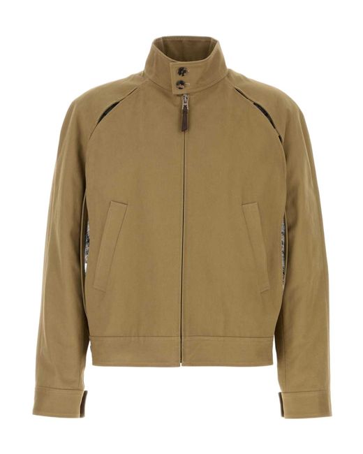 Loewe Green Zip-Up Jacket for men