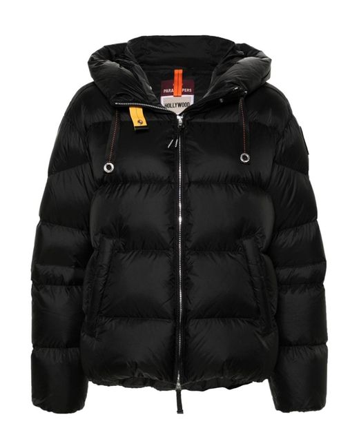 Parajumpers Black Long-Sleeved Down Jacket