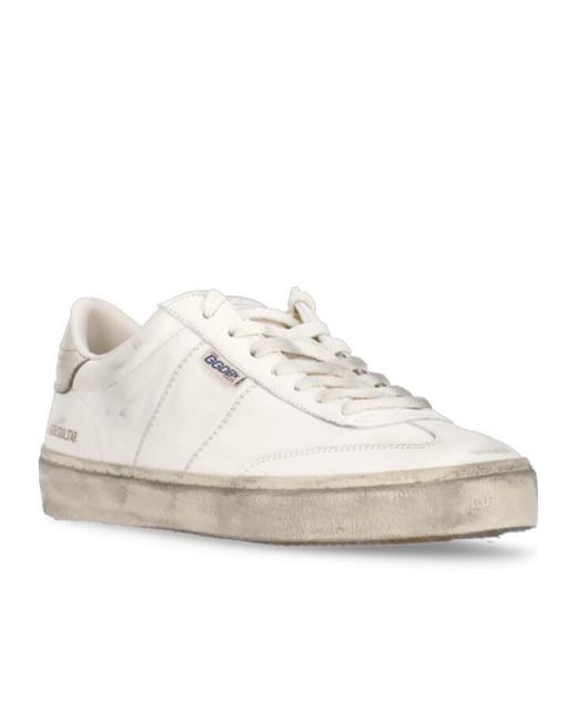 Golden Goose Deluxe Brand White Soul Star Lace-Up Sneakers for men