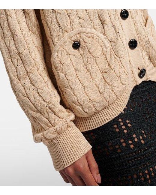 Blazé Milano Natural Knitted Cardigan