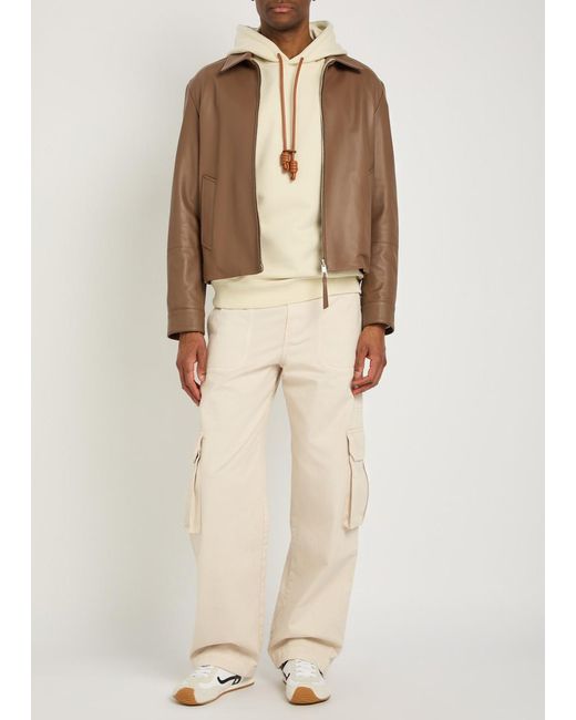 Loewe Natural Hooded Cotton Sweatshirt for men