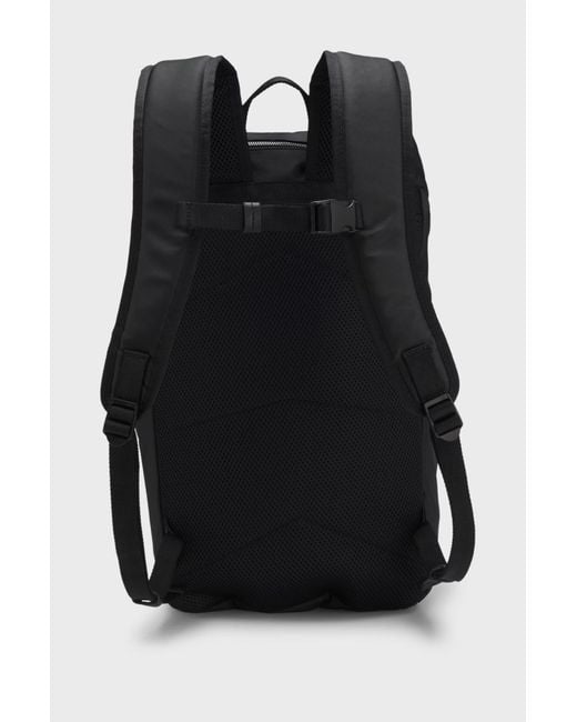 Boss Black Buckle-Detail Backpack Bag for men