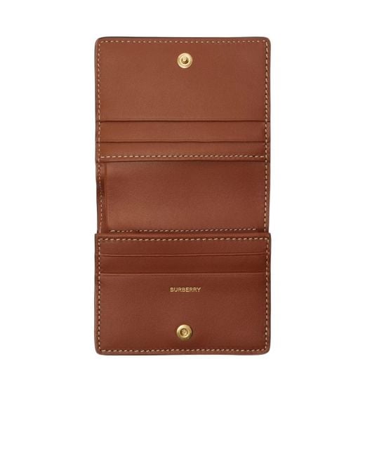 Burberry Natural Vintage Check Folded Wallet