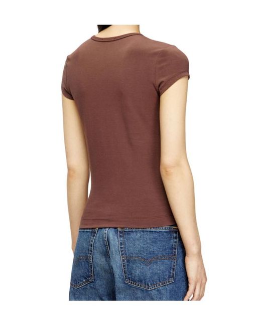 DIESEL Brown T-Angie-Od T-Shirt