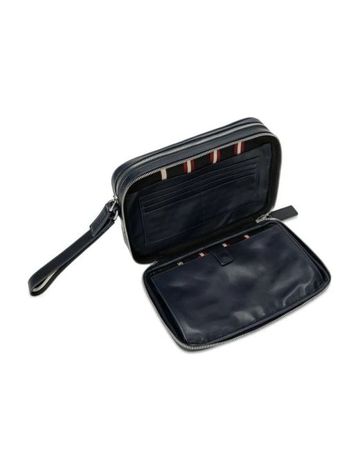 Bally Blue Logo Hand-Held Bag for men