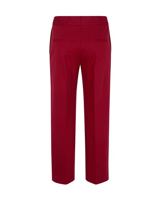 Liviana Conti Red Jeremy Trousers
