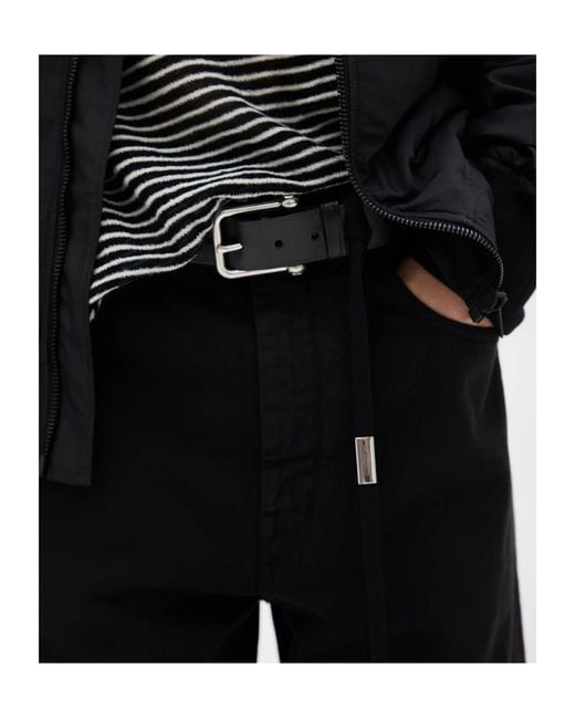 Ann Demeulemeester Black Modest 5 Pockets Relaxed Flared Trousers for men