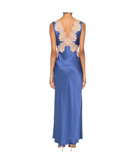 Rixo Blue Sleeveless Dress