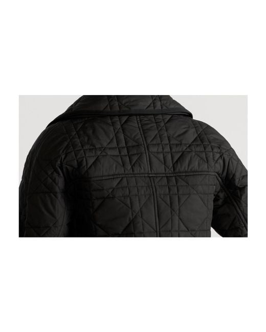 Dior Black Macrocannage Fitted Jacket