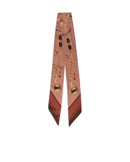Chloé White Printed Scarf