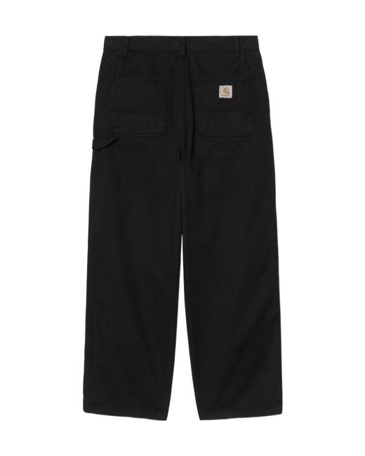 Carhartt Black Holden Twill Trousers for men