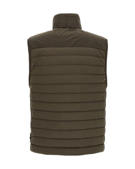 Stone Island Green S0183 Compass Down Gilet for men