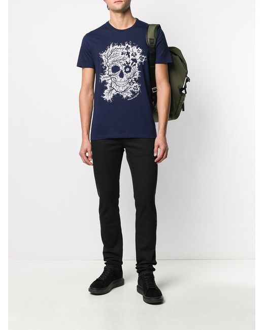 McQueen Black Skinny Jeans for men