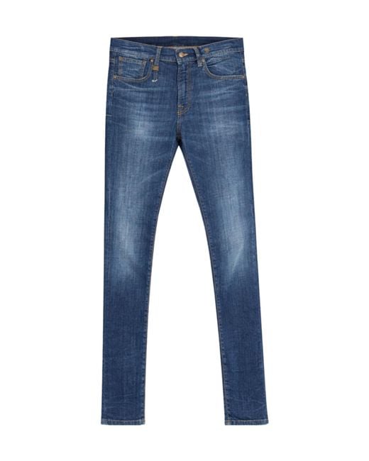 R13 Blue Belt Loop Jeans