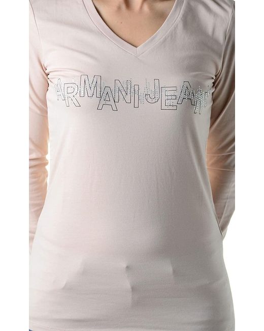Armani Jeans Gray Logo Detail T-Shirt