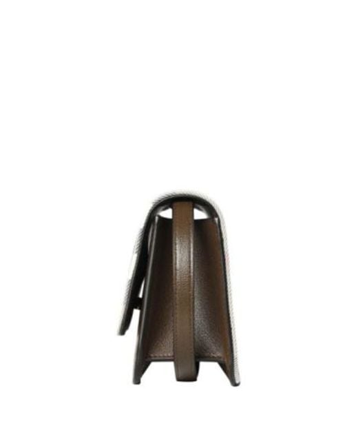 Burberry Brown Flap-Over Shoulder/Crossbody Bag