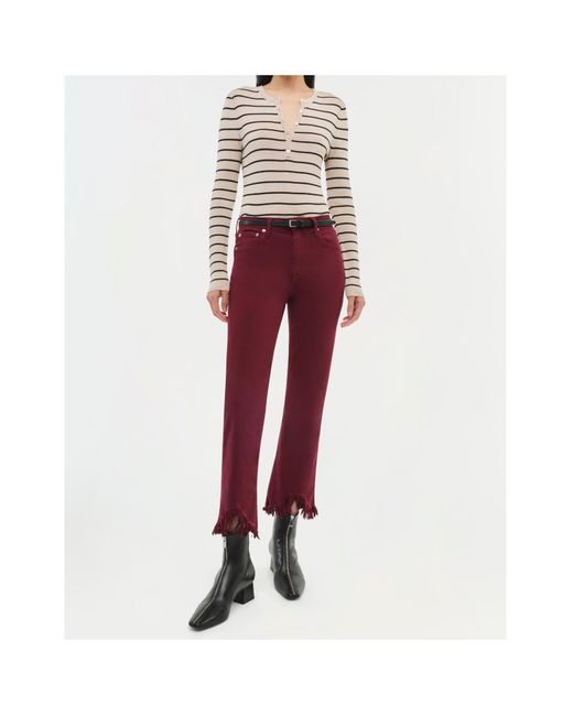 Jonathan Simkhai Red River Straight Trousers