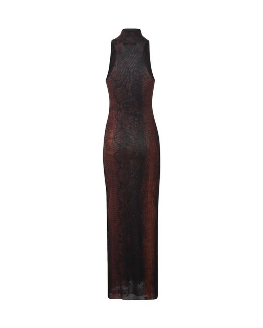 Jean Paul Gaultier Purple Sleeveless Long Dress