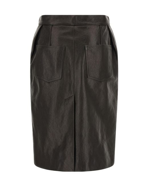 Magda Butrym Black '28' Skirt
