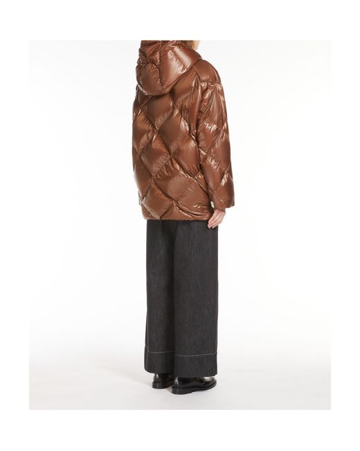 Max Mara Brown The Cube Zip-Up Drawstring Jacket