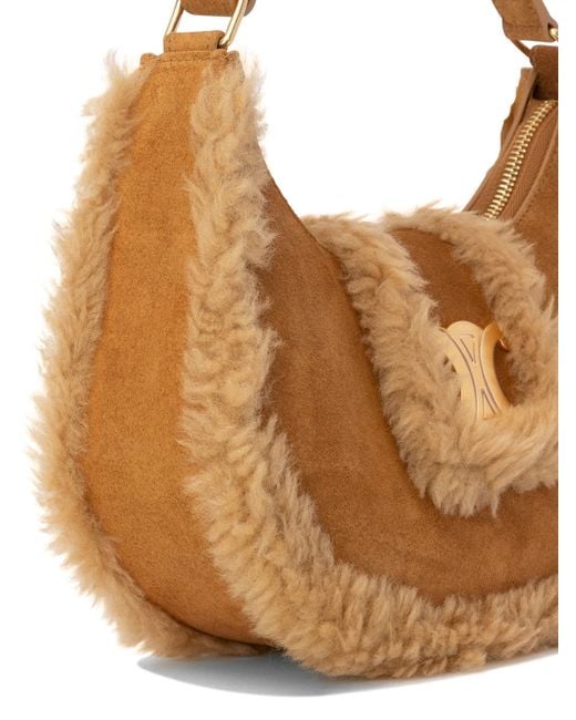 Céline Brown Flip Shoulder Bag