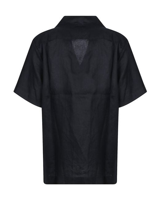 P.A.R.O.S.H. Black Embroidered Blouse