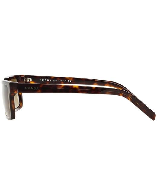 Prada Metallic Logo Gradient Sunglasses for men